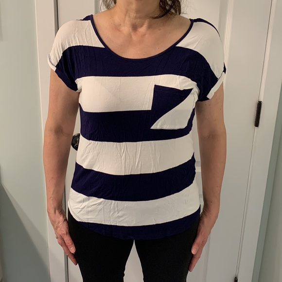 Blue & White Striped Top - Picture 2 of 10